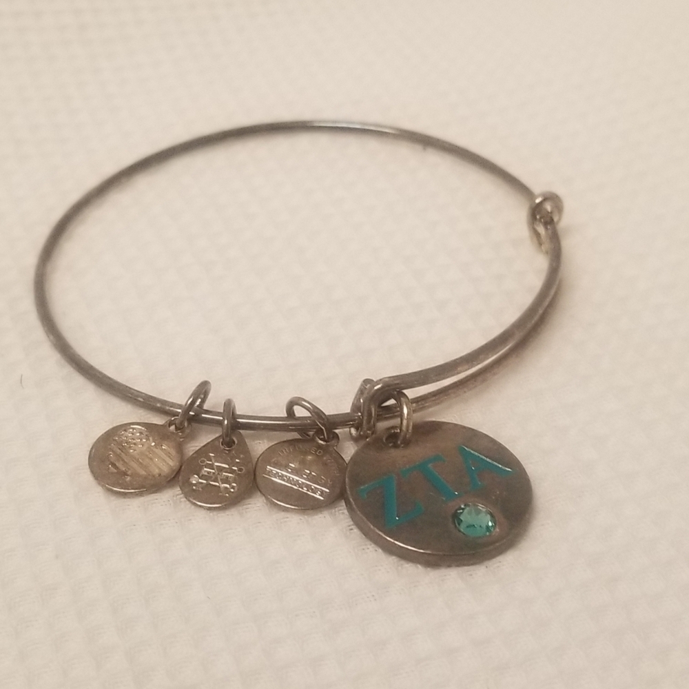 Alex and Ani ZTA Bracelet - Picture 2 of 8